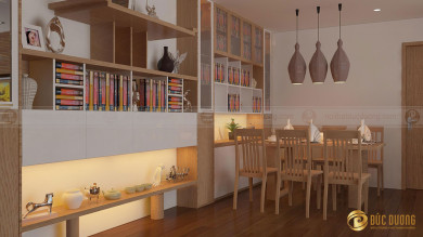 Thiết kế nội thất phòng ăn: Để bữa cơm gia đình thêm ấm cúng