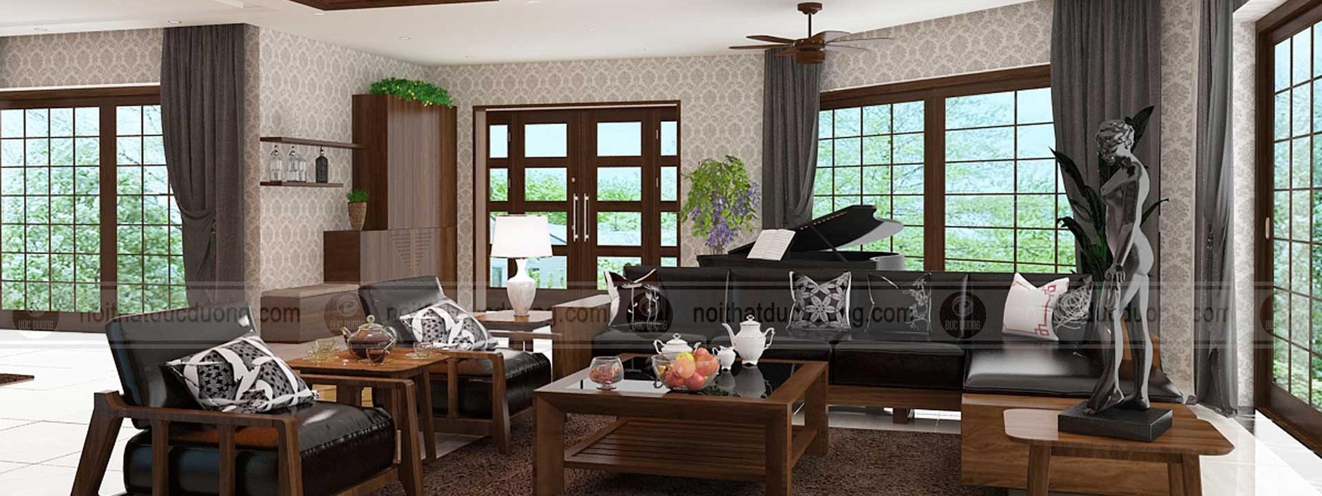 Mẫu thiết kế đồ nội thất đẹp: Sofa, Giường ngủ, Bàn ghế ăn, tủ bếp