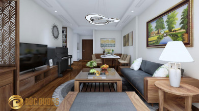 Cách thiết kế nội thất phòng khách chung cư đẹp và tiện nghi