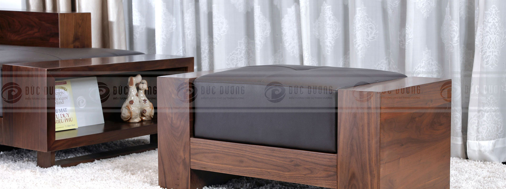 5 bộ bàn ghế sofa gỗ óc chó cao cấp đẹp phù hợp cho nhiều phong cách thiết kế
