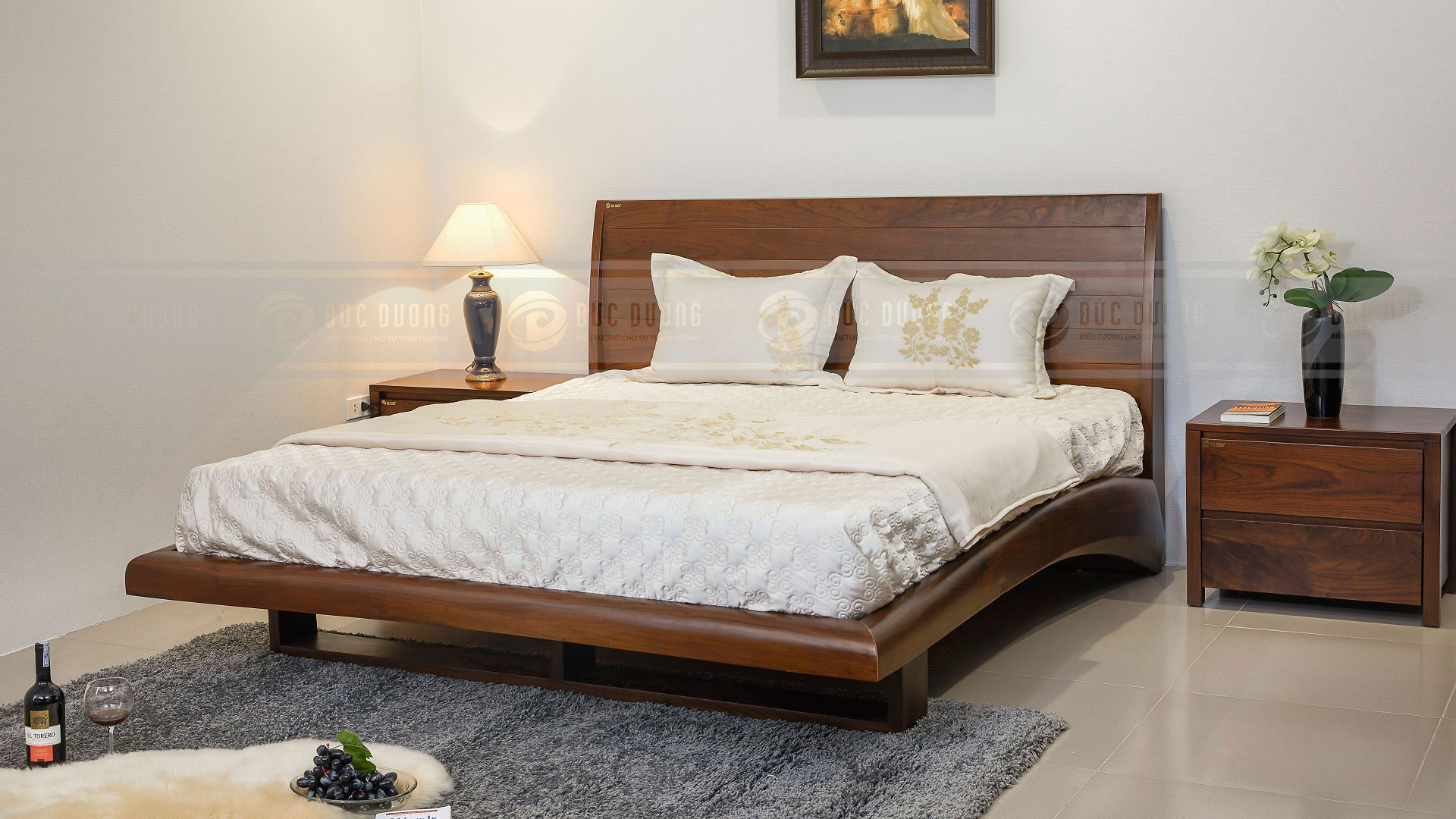 Các mẫu giường ngủ gỗ tự nhiên đẹp