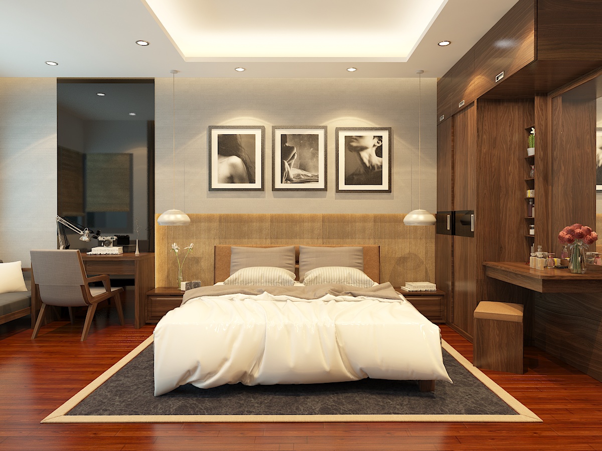 Những mẫu thiết kế nội thất chung cư đẹp từ gỗ tự nhiên