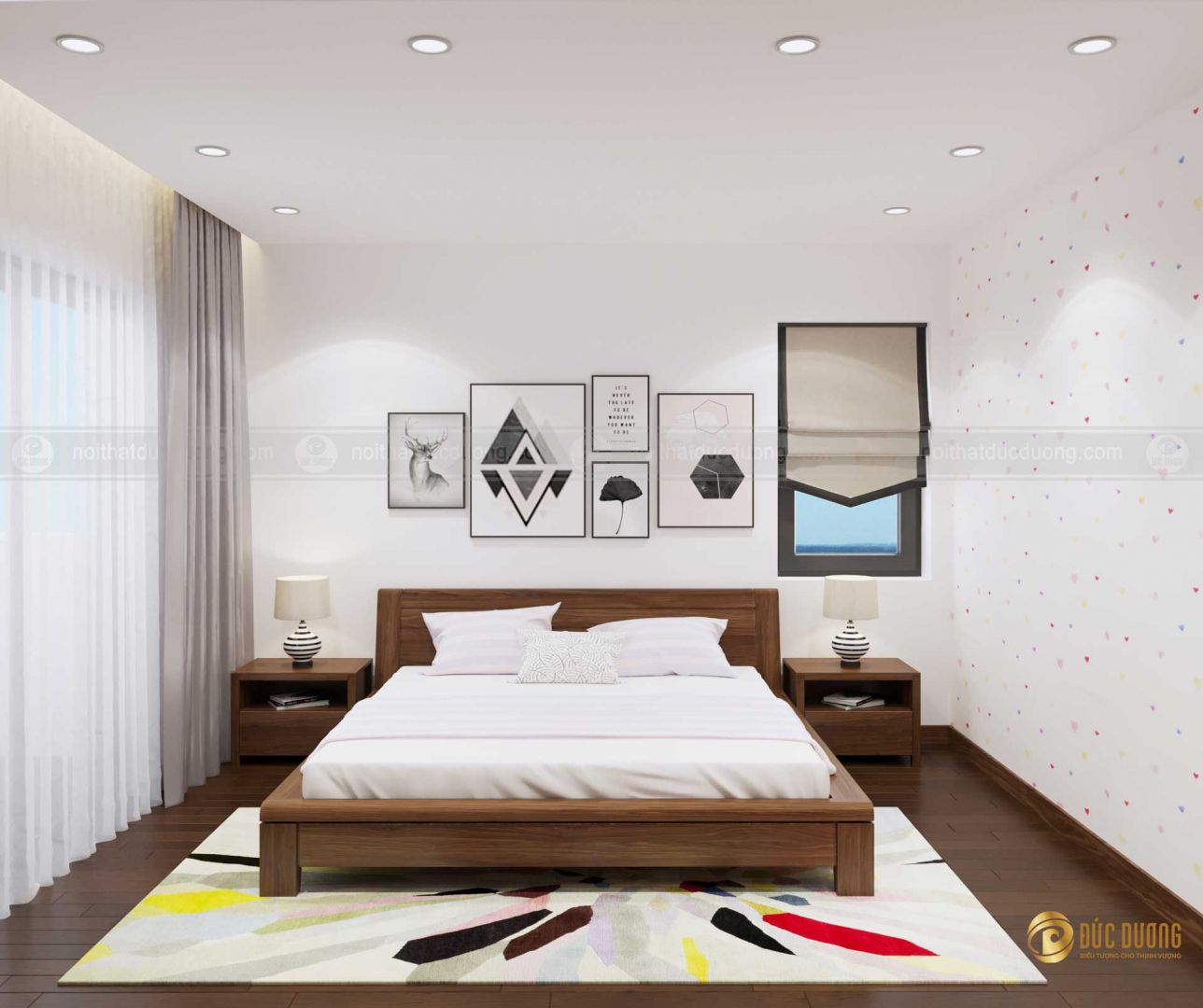 Thiết kế phòng ngủ hiện đại: Nâng giấc say nồng