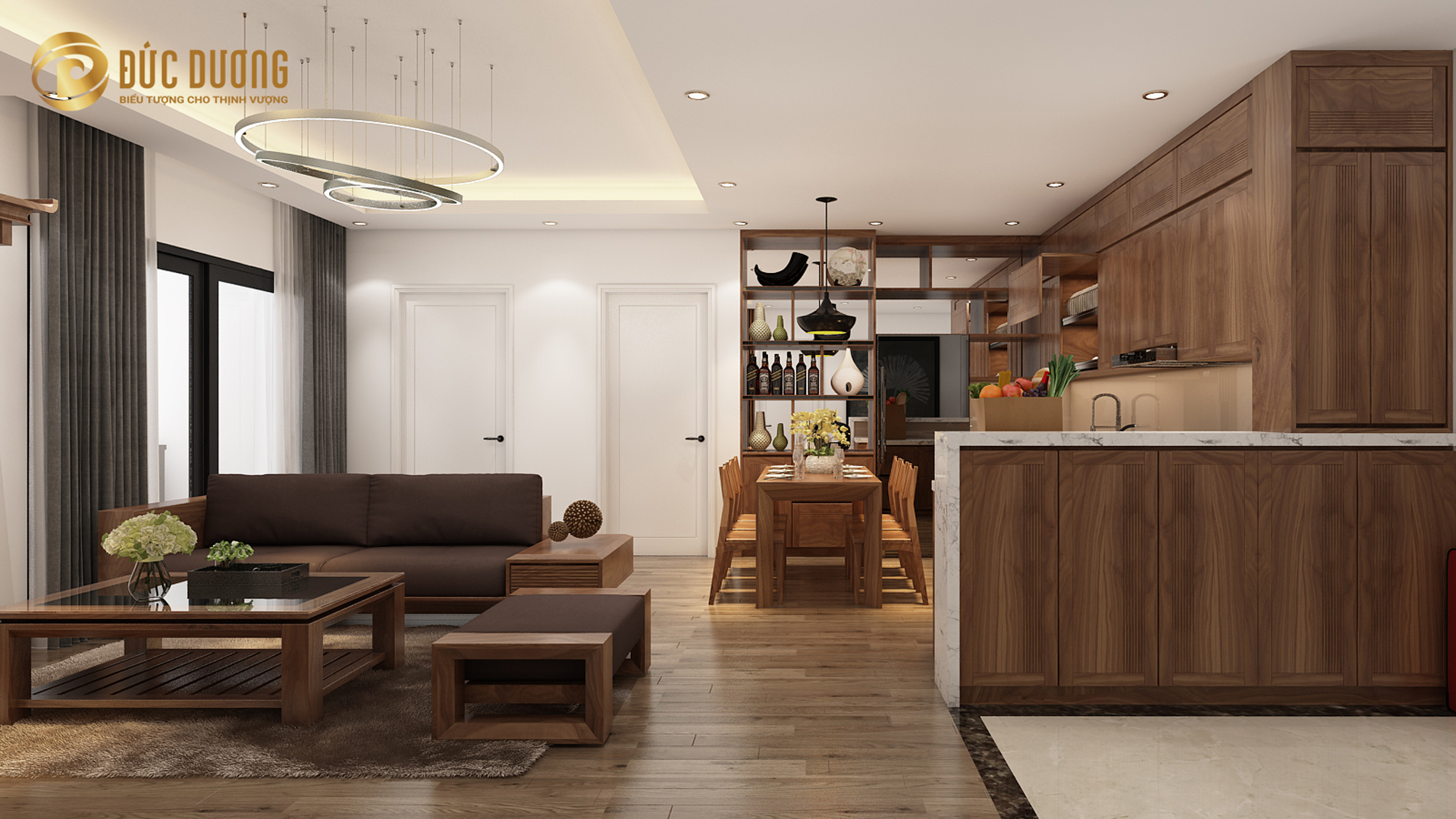 Mẫu thiết kế nội thất phòng khách chung cư đang được yêu thích nhất năm 2020