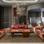 Sofa gỗ óc chó đẹp