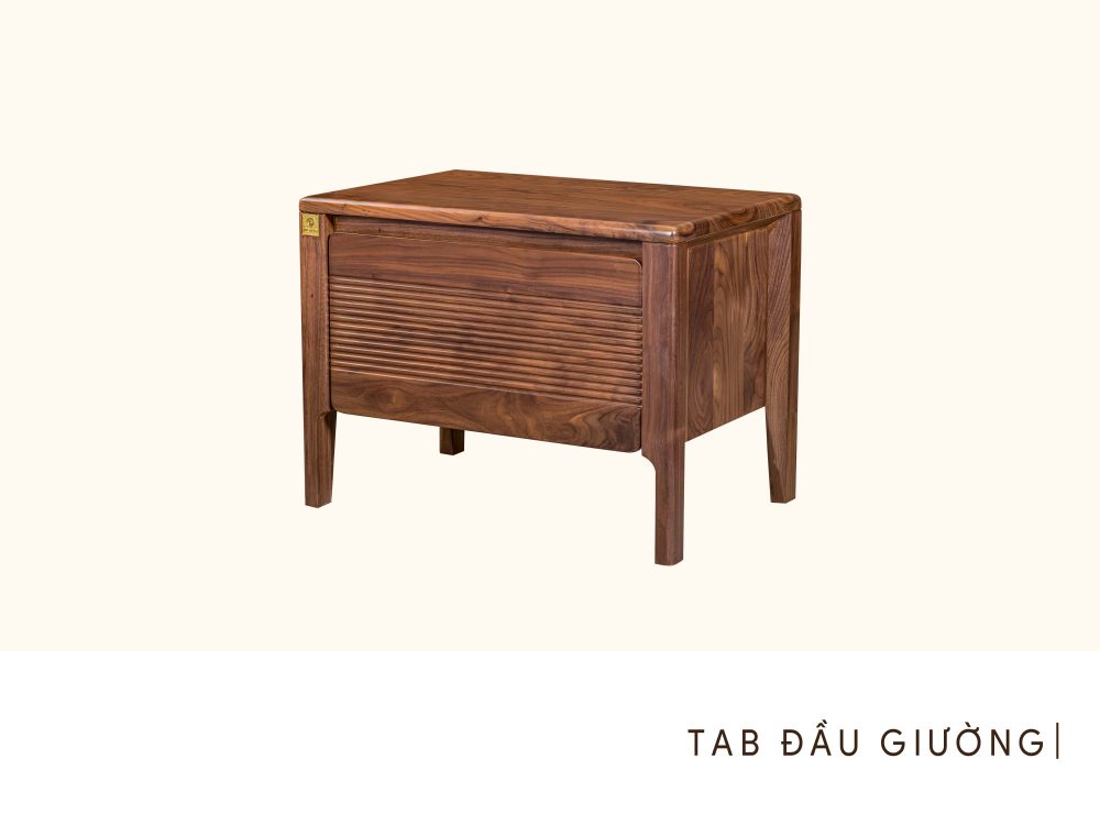 Tủ đầu giường 1 ngăn góc vuông